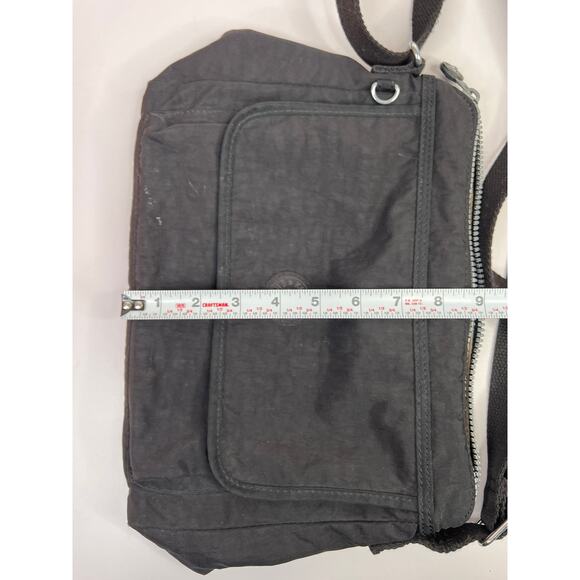 Kipling Aisling Crossbody Bag Black Noir Adjustable Strap 12x9x4 - Picture 13 of 16